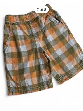 Boys Plaid  Shorts Sz 6